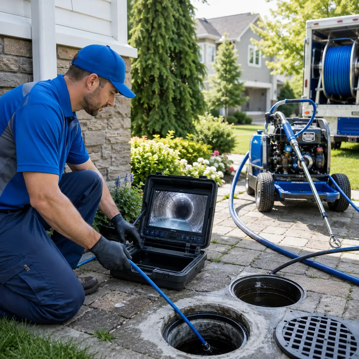 Outdoor drain cleaning professionals serving Frost, MN